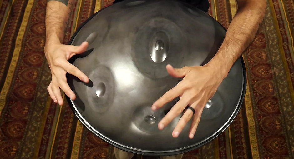 Frog Lube on a Handpan: Before and After